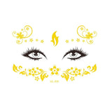 20 Stück wasserfeste Bronzing-Gesichtstattoo-Aufkleber für Partys, Maskenbälle, VS-011, VS-012, VS-013, VS-014, VS-015, VS-016, VS-017, VS-018, VS-019, VS-022, VS-023, VS-024, VS-025, VS-027, VS-028, VS-029, VS-030, VS-031, VS-032, VS-033