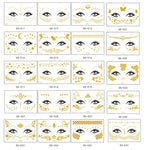 20 Stück wasserfeste Bronzing-Gesichtstattoo-Aufkleber für Partys, Maskenbälle, VS-011, VS-012, VS-013, VS-014, VS-015, VS-016, VS-017, VS-018, VS-019, VS-022, VS-023, VS-024, VS-025, VS-027, VS-028, VS-029, VS-030, VS-031, VS-032, VS-033