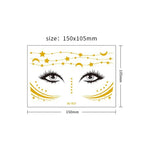 20 Stück wasserfeste Bronzing-Gesichtstattoo-Aufkleber für Partys, Maskenbälle, VS-011, VS-012, VS-013, VS-014, VS-015, VS-016, VS-017, VS-018, VS-019, VS-022, VS-023, VS-024, VS-025, VS-027, VS-028, VS-029, VS-030, VS-031, VS-032, VS-033