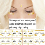 20 Stück wasserfeste Bronzing-Gesichtstattoo-Aufkleber für Partys, Maskenbälle, VS-011, VS-012, VS-013, VS-014, VS-015, VS-016, VS-017, VS-018, VS-019, VS-022, VS-023, VS-024, VS-025, VS-027, VS-028, VS-029, VS-030, VS-031, VS-032, VS-033