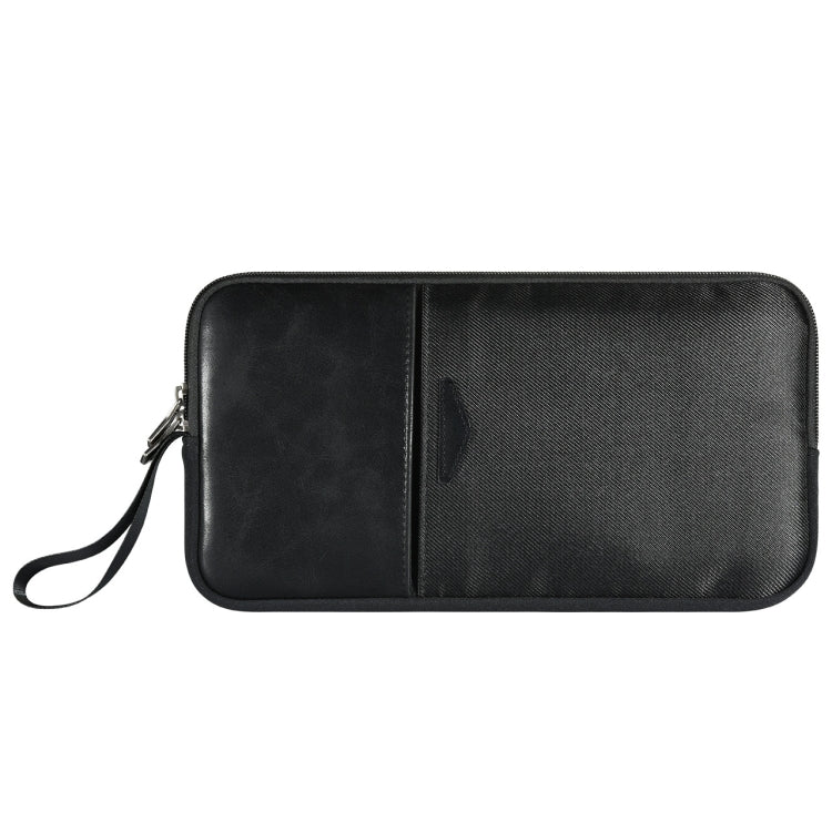 Universelle PU-Leder + Nylon wasserdichte Reißverschluss Tragetasche für Apple Wireless Keyboard A1314 & Magic Keyboard A1644