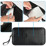 Universelle PU-Leder + Nylon wasserdichte Reißverschluss Tragetasche für Apple Wireless Keyboard A1314 & Magic Keyboard A1644