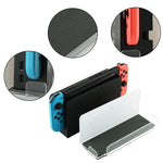 Wandhalterung für Spielkonsolen und Zubehör, Aufbewahrungsregal für Nintendo Switch, Acryl, Schwarz, Acryl, Transparent
