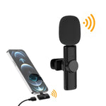 Lavalier Kabelloses Mikrofon Handy Live Video Aufnahme Kleines Mikrofon, 8 Pin Direkt 1 zu 1, Typ C 1 zu 1, Typ-C 1 zu 2