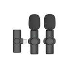 Lavalier Kabelloses Mikrofon Handy Live Video Aufnahme Kleines Mikrofon, 8 Pin Direkt 1 zu 1, Typ C 1 zu 1, Typ-C 1 zu 2