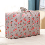 Oxford Stoff Steppdecke Feuchtigkeitsdichte & Wasserdichte Aufbewahrungstasche Reißverschluss Tragbare Umzugstasche, 55x33x20cm, 58x38x22cm, 60x50x25cm