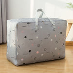 Oxford Stoff Steppdecke Feuchtigkeitsdichte & Wasserdichte Aufbewahrungstasche Reißverschluss Tragbare Umzugstasche, 55x33x20cm, 58x38x22cm, 60x50x25cm