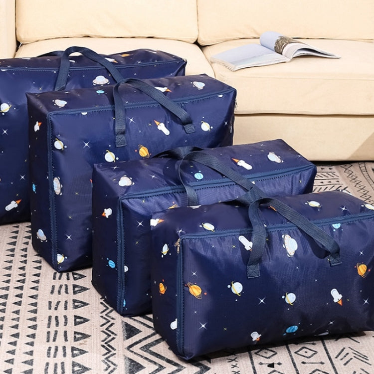 Oxford Stoff Steppdecke Feuchtigkeitsdichte & Wasserdichte Aufbewahrungstasche Reißverschluss Tragbare Umzugstasche, 55x33x20cm, 58x38x22cm, 60x50x25cm