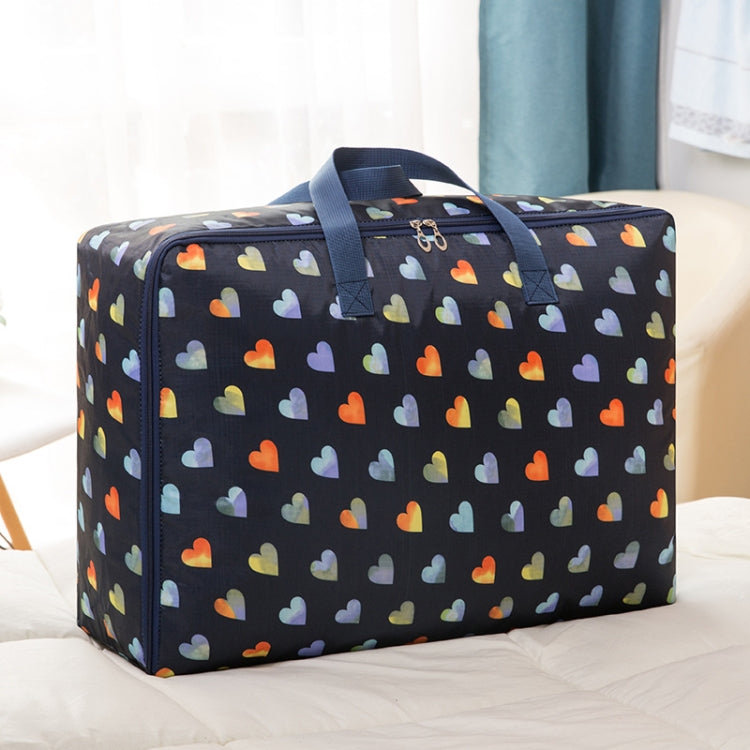 Oxford Stoff Steppdecke Feuchtigkeitsdichte & Wasserdichte Aufbewahrungstasche Reißverschluss Tragbare Umzugstasche, 55x33x20cm, 58x38x22cm, 60x50x25cm