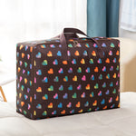 Oxford Stoff Steppdecke Feuchtigkeitsdichte & Wasserdichte Aufbewahrungstasche Reißverschluss Tragbare Umzugstasche, 55x33x20cm, 58x38x22cm, 60x50x25cm