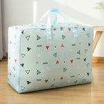 Oxford Stoff Steppdecke Feuchtigkeitsdichte & Wasserdichte Aufbewahrungstasche Reißverschluss Tragbare Umzugstasche, 55x33x20cm, 58x38x22cm, 60x50x25cm