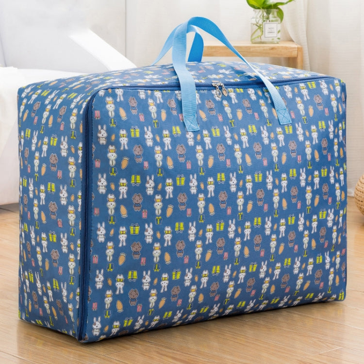 Oxford-Stoff-Steppdecken-Feuchtigkeits- & wasserdichte Aufbewahrungstasche mit Reißverschluss, tragbare Umzugstasche, 70x50x30cm