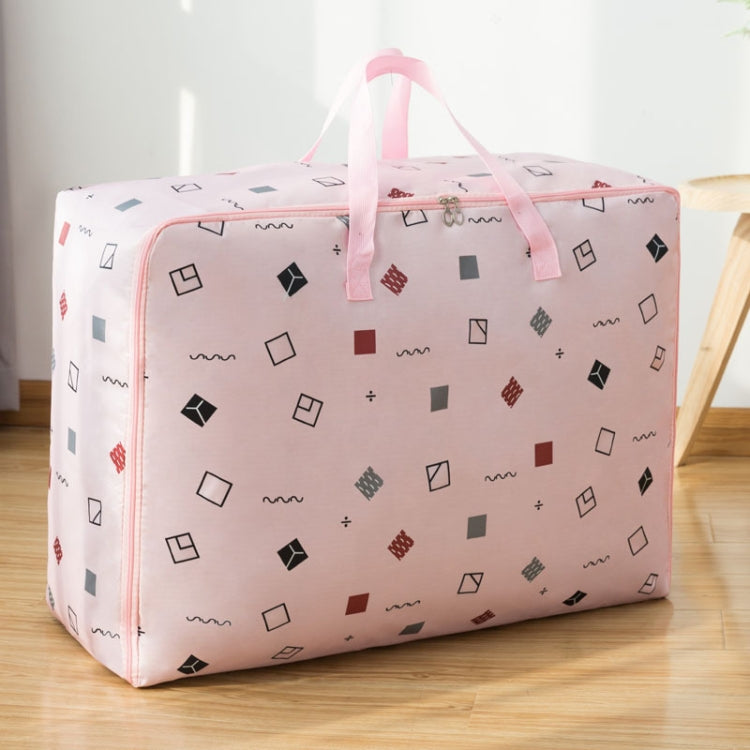 Oxford-Stoff-Steppdecken-Feuchtigkeits- & wasserdichte Aufbewahrungstasche mit Reißverschluss, tragbare Umzugstasche, 70x50x30cm