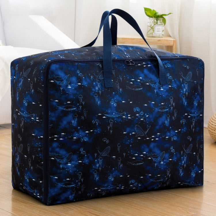 Oxford-Stoff-Steppdecken-Feuchtigkeits- & wasserdichte Aufbewahrungstasche mit Reißverschluss, tragbare Umzugstasche, 70x50x30cm