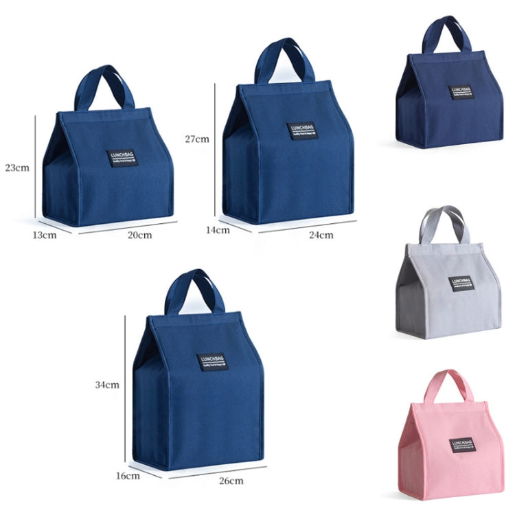 Verdickte Aluminiumfolie Isolierung Lunchbox-Tasche Wasserdichte Tragbare Mahlzeitentasche, 20x23x13cm, 24x27x14cm, 26x34x16cm