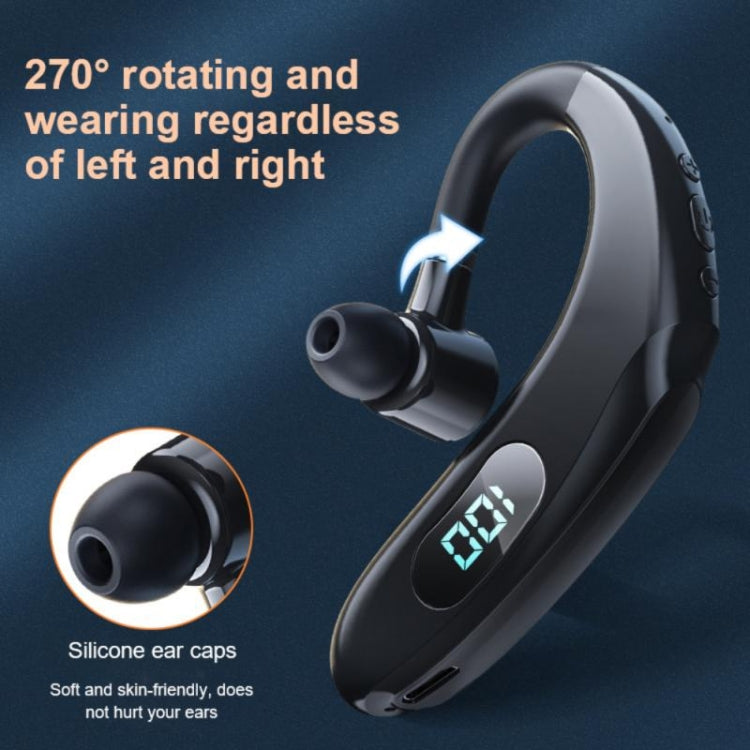 Q20 Bluetooth 5.2 Business Digitalanzeige Sport Ohrbügel Stereo-Ohrhörer, Q20 Schwarz, Q20 Weiß, Q20 Grün, Q20 Pink, Q20 Gelb, Q20 Blau