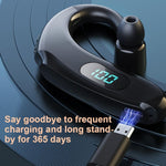 Q20 Bluetooth 5.2 Business Digitalanzeige Sport Ohrbügel Stereo-Ohrhörer, Q20 Schwarz, Q20 Weiß, Q20 Grün, Q20 Pink, Q20 Gelb, Q20 Blau