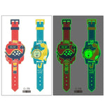 20 Stück wasserdichte leuchtende Cartoon-Uhr-Tattoo-Aufkleber für Kinder, Ei-289, EI-290, Ei-291, EI-292, Ei-293, Ei-294, Ei-295, Ei-296, Ei-297, Ei-298, Ei-299, EI-300
