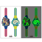 20 Stück wasserdichte leuchtende Cartoon-Uhr-Tattoo-Aufkleber für Kinder, Ei-289, EI-290, Ei-291, EI-292, Ei-293, Ei-294, Ei-295, Ei-296, Ei-297, Ei-298, Ei-299, EI-300