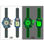 20 Stück wasserdichte leuchtende Cartoon-Uhr-Tattoo-Aufkleber für Kinder, Ei-289, EI-290, Ei-291, EI-292, Ei-293, Ei-294, Ei-295, Ei-296, Ei-297, Ei-298, Ei-299, EI-300