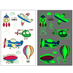 20 Stück wasserdichte Kinder leuchtende Cartoon-Transport-Auto-Tattoo-Aufkleber, Ei-261, Ei-262, Ei-263, Ei-264, Ei-265, Ei-266, Ei-267, Ei-268, Ei-269, Ei-270, Ei-271, Ei-272, Ei-273, Ei-274, Ei-275, Ei-276