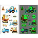 20 Stück wasserdichte Kinder leuchtende Cartoon-Transport-Auto-Tattoo-Aufkleber, Ei-261, Ei-262, Ei-263, Ei-264, Ei-265, Ei-266, Ei-267, Ei-268, Ei-269, Ei-270, Ei-271, Ei-272, Ei-273, Ei-274, Ei-275, Ei-276