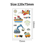 20 Stück wasserdichte Kinder leuchtende Cartoon-Transport-Auto-Tattoo-Aufkleber, Ei-261, Ei-262, Ei-263, Ei-264, Ei-265, Ei-266, Ei-267, Ei-268, Ei-269, Ei-270, Ei-271, Ei-272, Ei-273, Ei-274, Ei-275, Ei-276