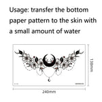 10 Stück wasserfeste Tattoo-Aufkleber zur Abdeckung von Narben an Schlüsselbein und Brust, BC-025, BC-026, BC-027, BC-028, BC-029, BC-030, BC-031, BC-032, BC-033, BC-034, BC-035, BC-036