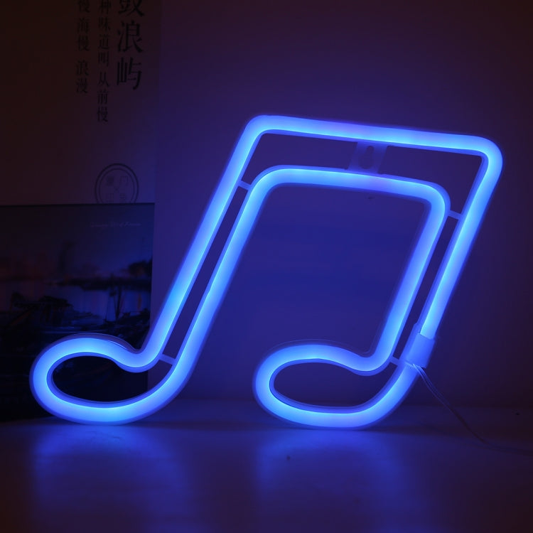 Musikalische Note Neonlicht Modellbeleuchtung Raumdekoration Licht, Blaues Licht, Rotes Licht, Buntes Licht, Pinkes Licht