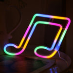 Musikalische Note Neonlicht Modellbeleuchtung Raumdekoration Licht, Blaues Licht, Rotes Licht, Buntes Licht, Pinkes Licht