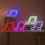 Musikalische Note Neonlicht Modellbeleuchtung Raumdekoration Licht, Blaues Licht, Rotes Licht, Buntes Licht, Pinkes Licht