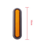Elektroroller Rad Vier-Wege Seitenverkleidung mit Reflektierenden Streifen & Schrauben für Xiaomi Mijia 1S / Pro 2, Rot, Gelb