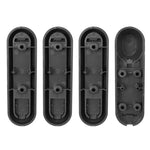 Elektroroller Rad Vier-Wege Seitenverkleidung mit Reflektierenden Streifen & Schrauben für Xiaomi Mijia 1S / Pro 2, Rot, Gelb