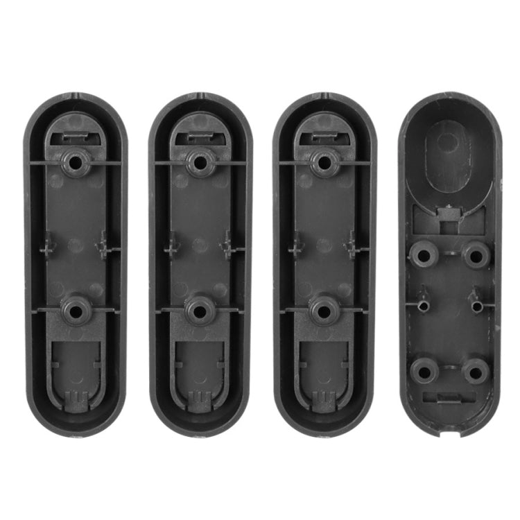 Elektroroller Rad Vier-Wege Seitenverkleidung mit Reflektierenden Streifen & Schrauben für Xiaomi Mijia 1S / Pro 2, Rot, Gelb