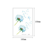 20 Stück wasserfeste Blumen-Armtattoo-Aufkleber, SC-529, SC-557, SC-558, SC-559, SC-561, SC-564, SC-551, SC-556, SC-552, SC-553, SC-554, SC-555