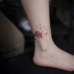 20 Stück wasserfeste Blumen-Armtattoo-Aufkleber, SC-529, SC-557, SC-558, SC-559, SC-561, SC-564, SC-551, SC-556, SC-552, SC-553, SC-554, SC-555