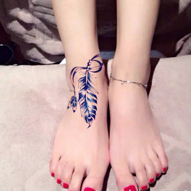 20 Stück wasserfeste Blumen-Armtattoo-Aufkleber, SC-529, SC-557, SC-558, SC-559, SC-561, SC-564, SC-551, SC-556, SC-552, SC-553, SC-554, SC-555