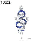 10 Stück wasserfeste, kleine, mit Süßwasser übertragbare Farbtattoo-Aufkleber, RC-501, RC-502, RC-503, RC-504, RC-505, RC-506, RC-507, RC-508, RC-509, RC-510, RC-511, RC-512, RC-513, RC-514, RC-515, RC-516