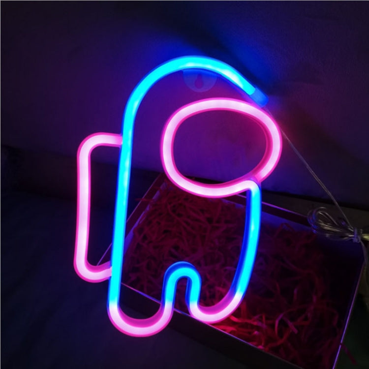 LED Astronaut Neon Modelllicht Raumdekoration Licht