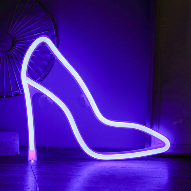 LED High Heels Neon Modellierlichter Bar Café Dekorationslichter, Warmes Licht, Blaues Licht, Pinkes Licht, Rotes Licht