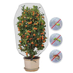 Pflanzen-Insektenschutznetz Mit Kordelzug Gewächshaus Obstbaum Vogelschutz, 1x1,2m, 1x1,4m, 1,2x1,4m, 1x1,5m