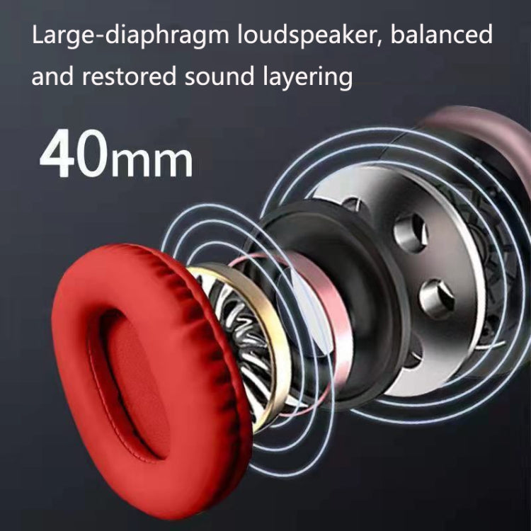 P9 Bluetooth 5.1 Subwoofer Kabelloses Headset Unterstützt AUX / TF-Karte, P9 (Schwarz), P9 (Weiß), P9 (Rot), P9 (Grün), P9 (Blau)