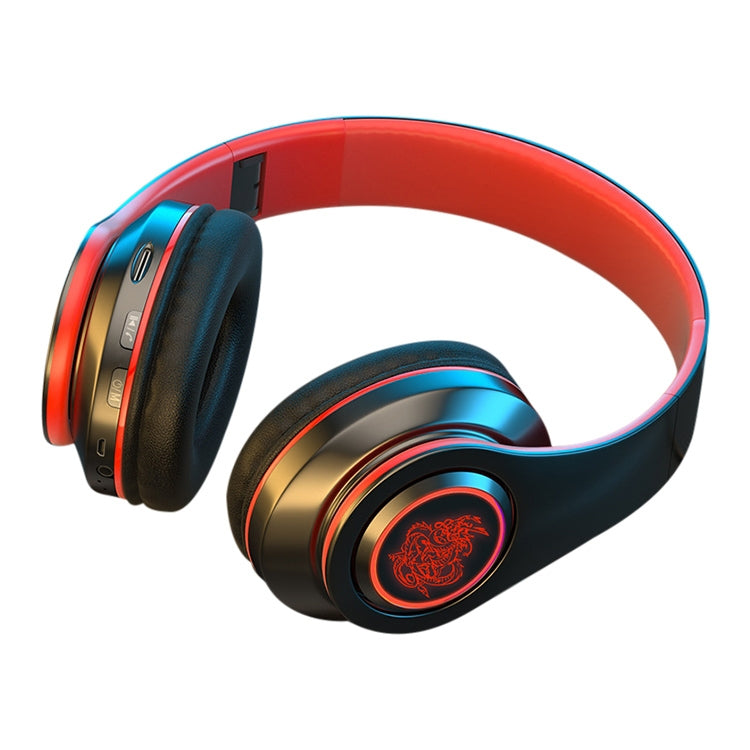 B39 Kabelloses Bluetooth-Headset Subwoofer Mit Atemlicht Unterstützt TF-Karte