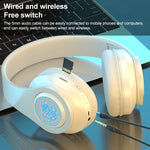 B39 Kabelloses Bluetooth-Headset Subwoofer Mit Atemlicht Unterstützt TF-Karte
