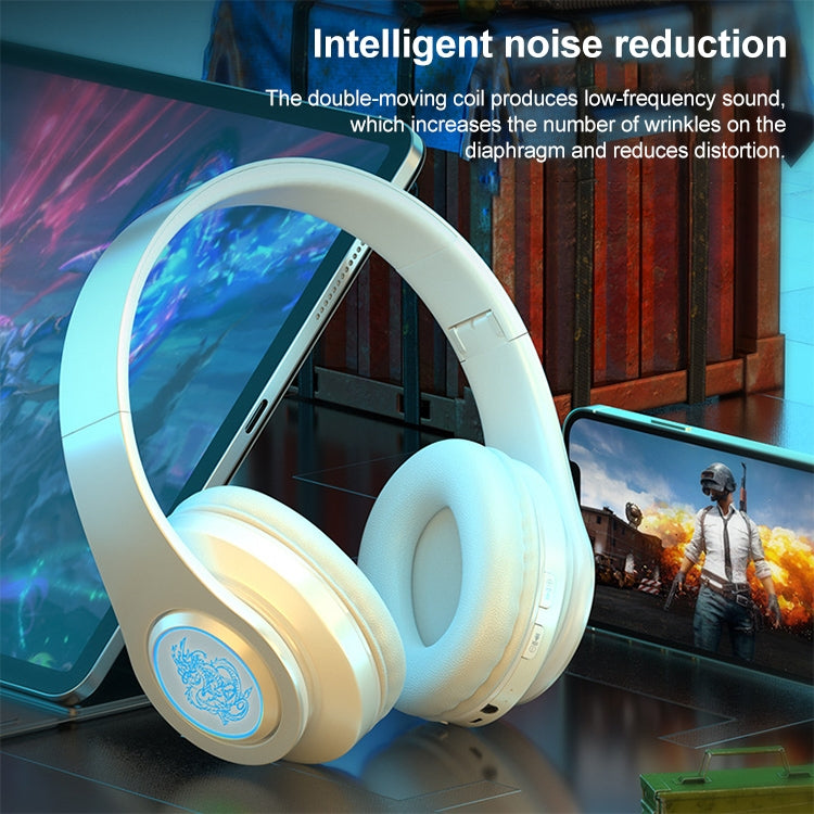B39 Kabelloses Bluetooth-Headset Subwoofer Mit Atemlicht Unterstützt TF-Karte