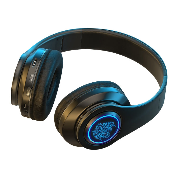 B39 Kabelloses Bluetooth-Headset Subwoofer Mit Atemlicht Unterstützt TF-Karte