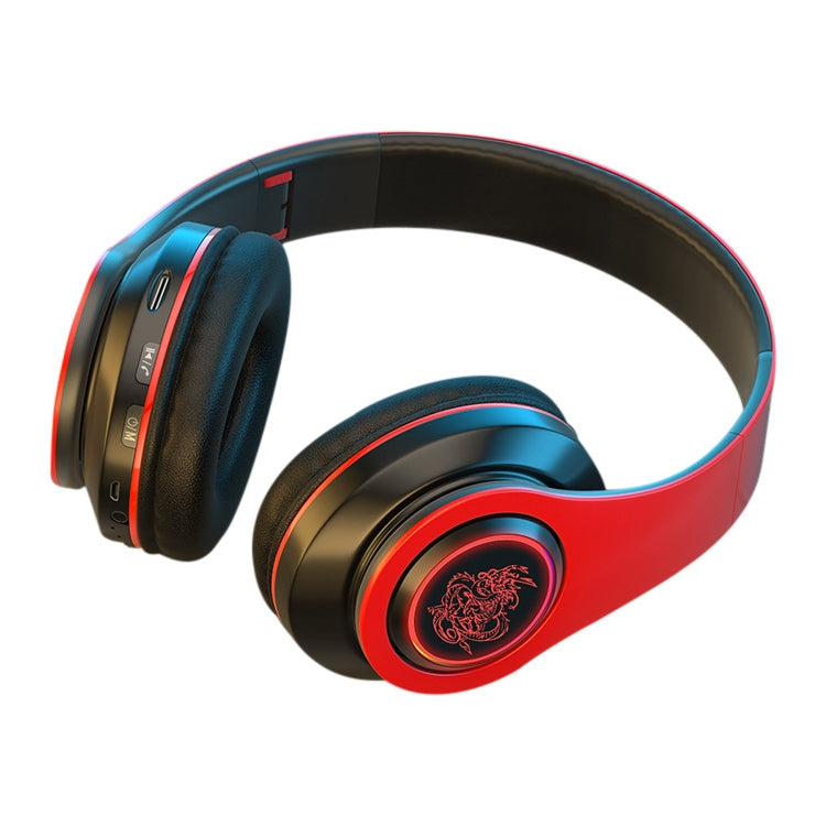 B39 Kabelloses Bluetooth-Headset Subwoofer Mit Atemlicht Unterstützt TF-Karte