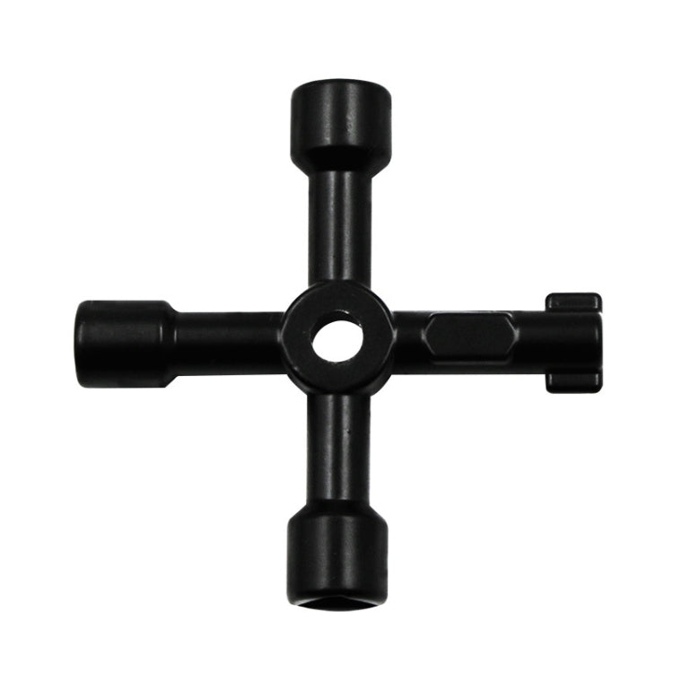 Aufzugs-Wasserzähler-Ventilschlüssel Kreuzschlüssel Innen-Dreiecksschlüssel, Stil: A Schwarz, A Schwarz, A Blau, B Silber, D Silber Mitte Sechskant/Quadratloch, E Silber, F Silber, D Silber Mitte Doppelseitiges Quadratloch