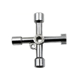 Aufzugs-Wasserzähler-Ventilschlüssel Kreuzschlüssel Innen-Dreiecksschlüssel, Stil: A Schwarz, A Schwarz, A Blau, B Silber, D Silber Mitte Sechskant/Quadratloch, E Silber, F Silber, D Silber Mitte Doppelseitiges Quadratloch