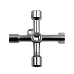 Aufzugs-Wasserzähler-Ventilschlüssel Kreuzschlüssel Innen-Dreiecksschlüssel, Stil: A Schwarz, A Schwarz, A Blau, B Silber, D Silber Mitte Sechskant/Quadratloch, E Silber, F Silber, D Silber Mitte Doppelseitiges Quadratloch